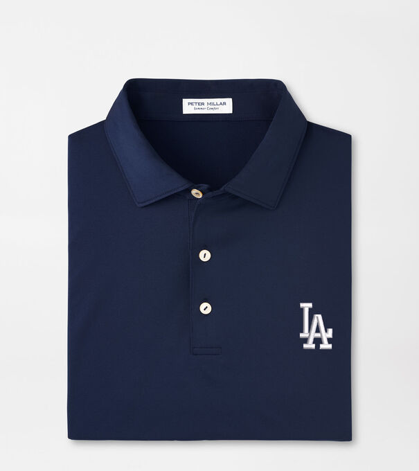Los Angeles Dodgers Solid Performance Jersey Polo