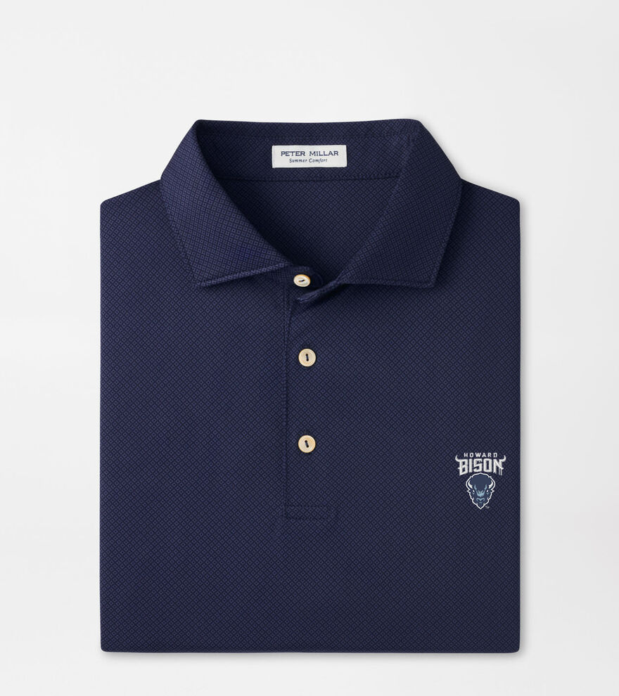 Howard University Hugo Performance Jersey Polo image number 1