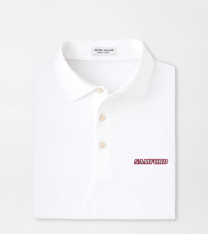 Samford Solid Performance Jersey Polo