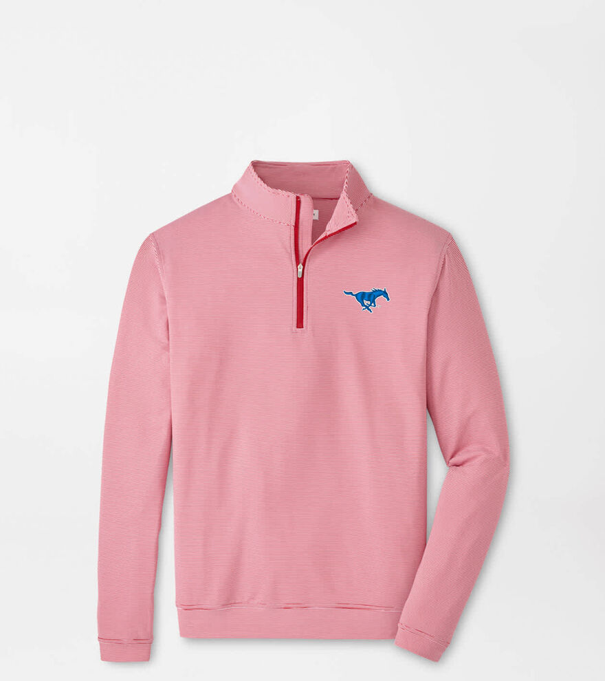 SMU Perth Sugar Stripe Performance Quarter-Zip