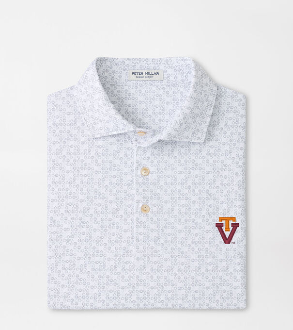 Virginia Tech Vault Bases Loaded Performance Jersey Polo