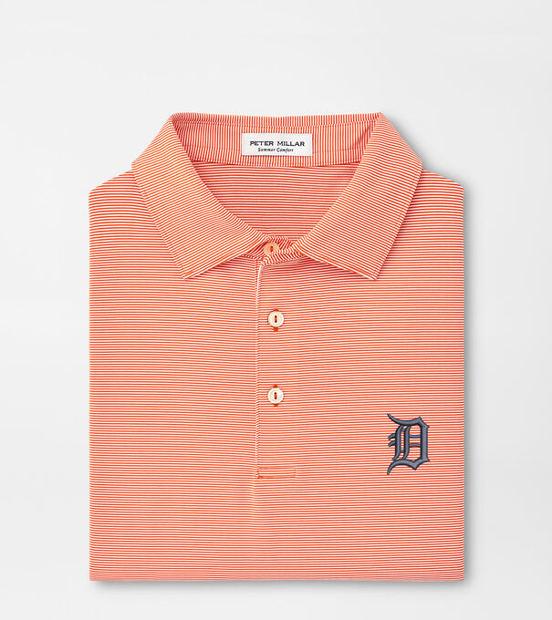 Detroit Tigers Jubilee Stripe Performance Polo