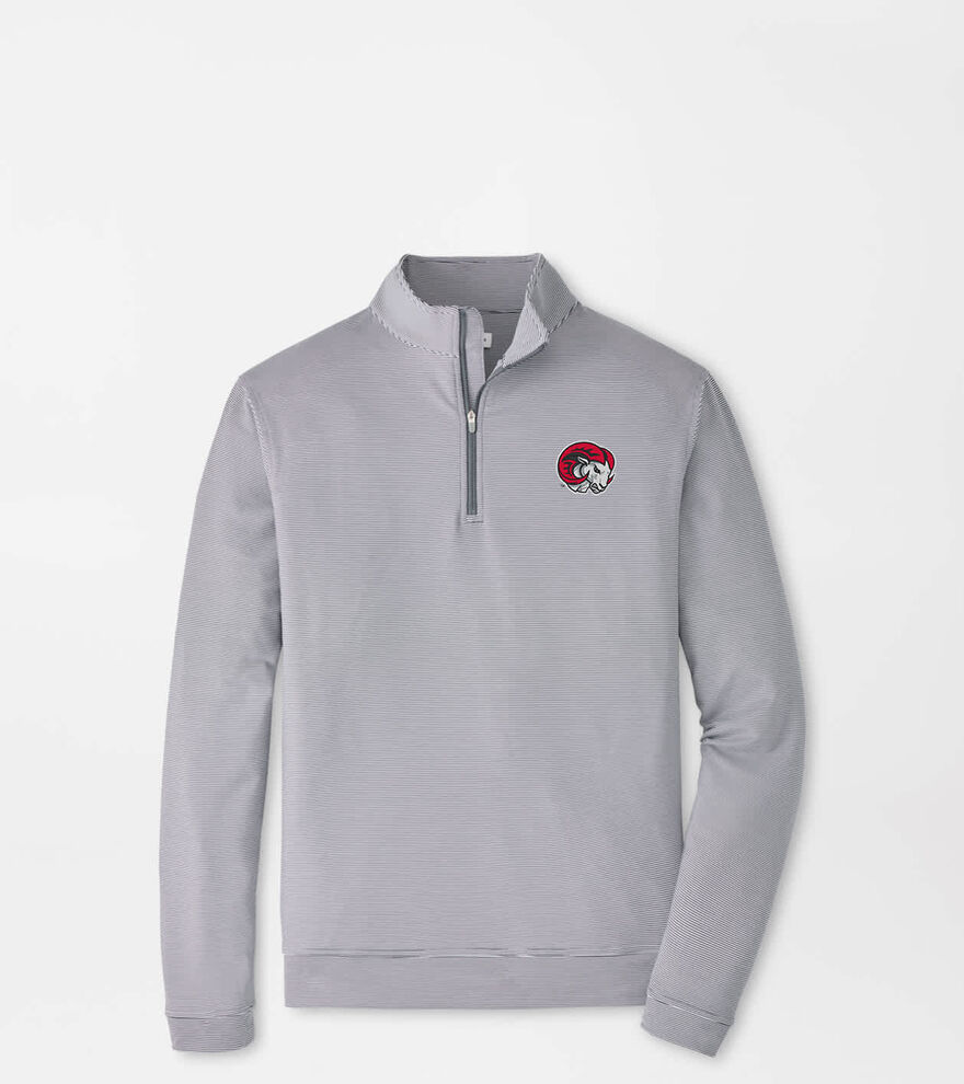 Winston Salem State Perth Sugar Stripe Performance Quarter-Zip