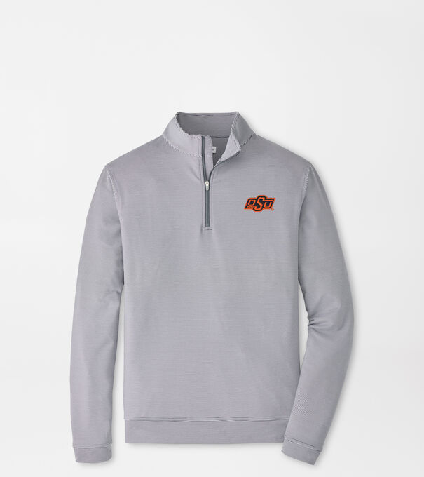 Oklahoma State Perth Sugar Stripe Performance Quarter-Zip