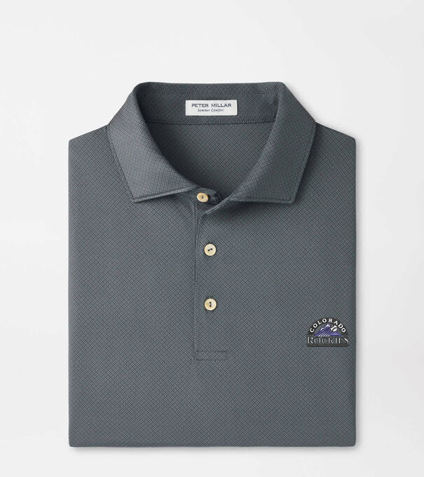 Cooperstown Colorado Rockies Hugo Performance Jersey Polo