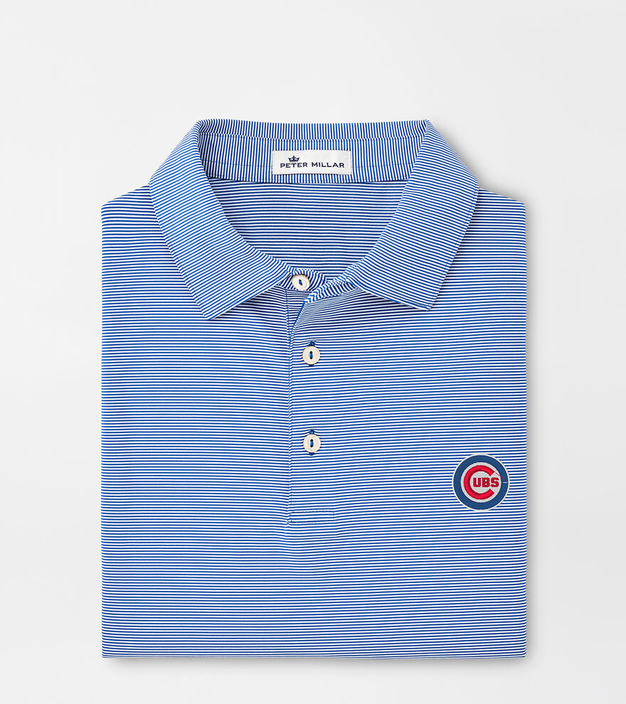 Chicago Cubs Jubilee Stripe Performance Polo image number 1