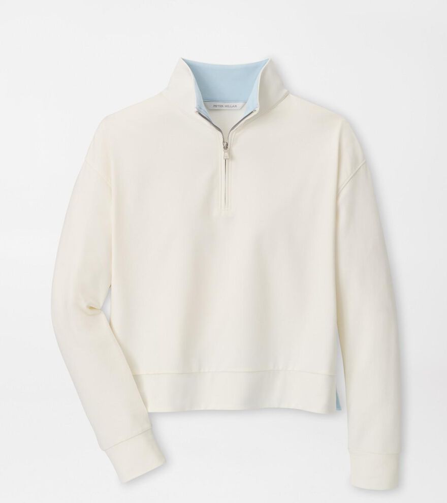 Coolspun Lite Cotton Quarter-Zip Pullover image number 1