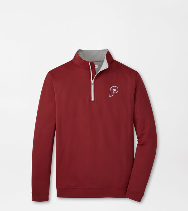 Cooperstown Philadelphia Phillies Perth Performance Quarter-Zip