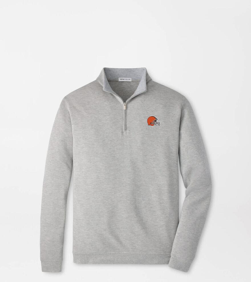 Cleveland Browns Crown Comfort Quarter-Zip Pullover image number 1