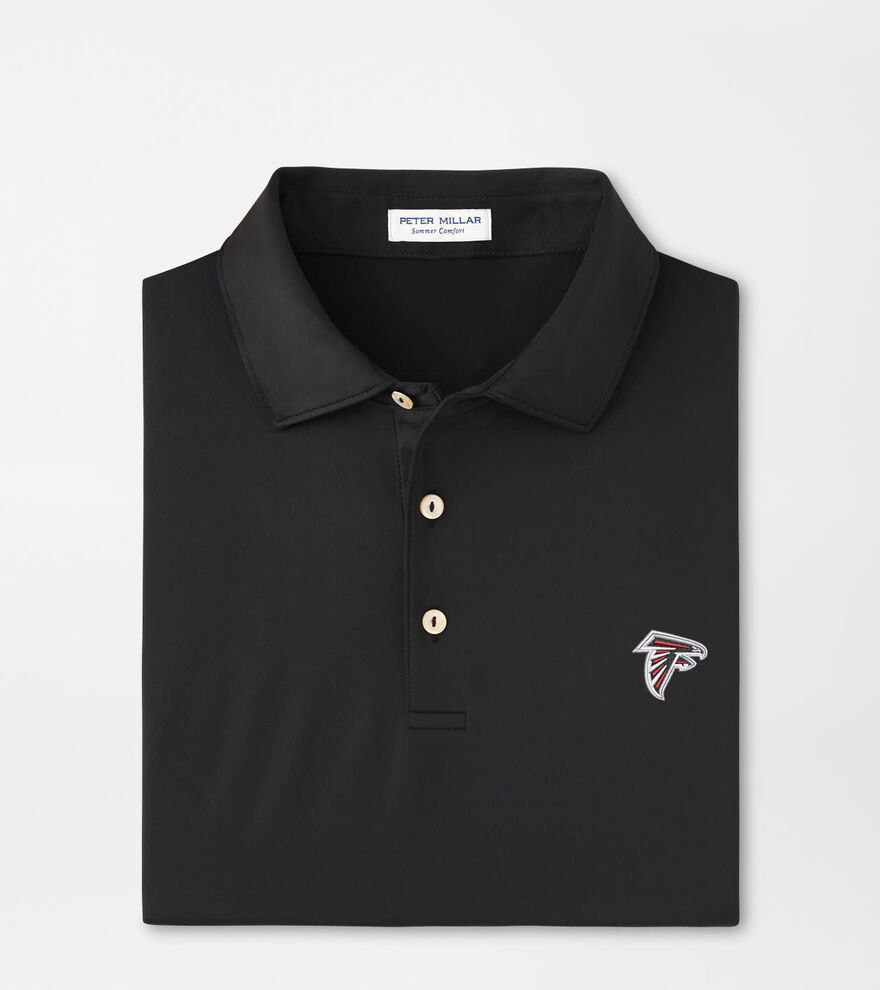 Atlanta Falcons Solid Performance Jersey Polo image number 1