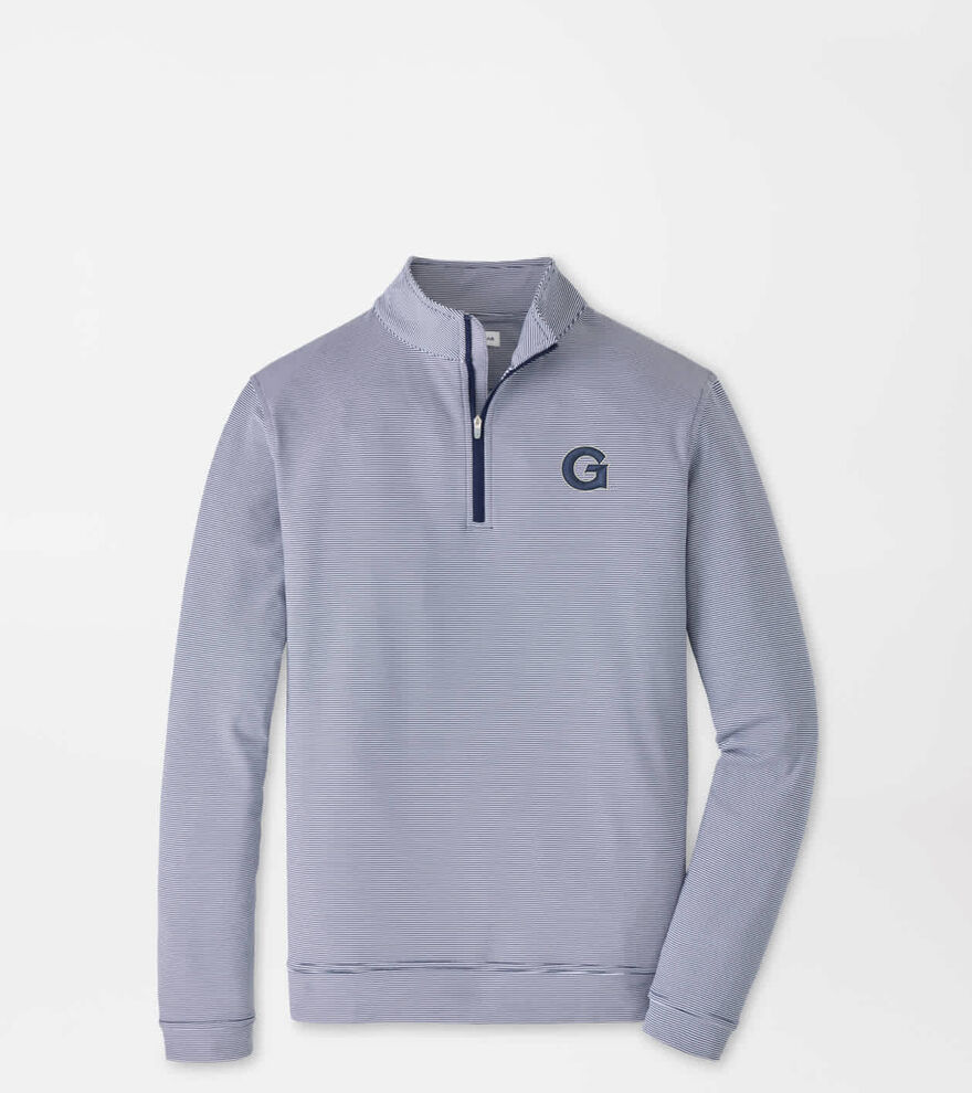 Georgetown Perth Sugar Stripe Performance Quarter-Zip