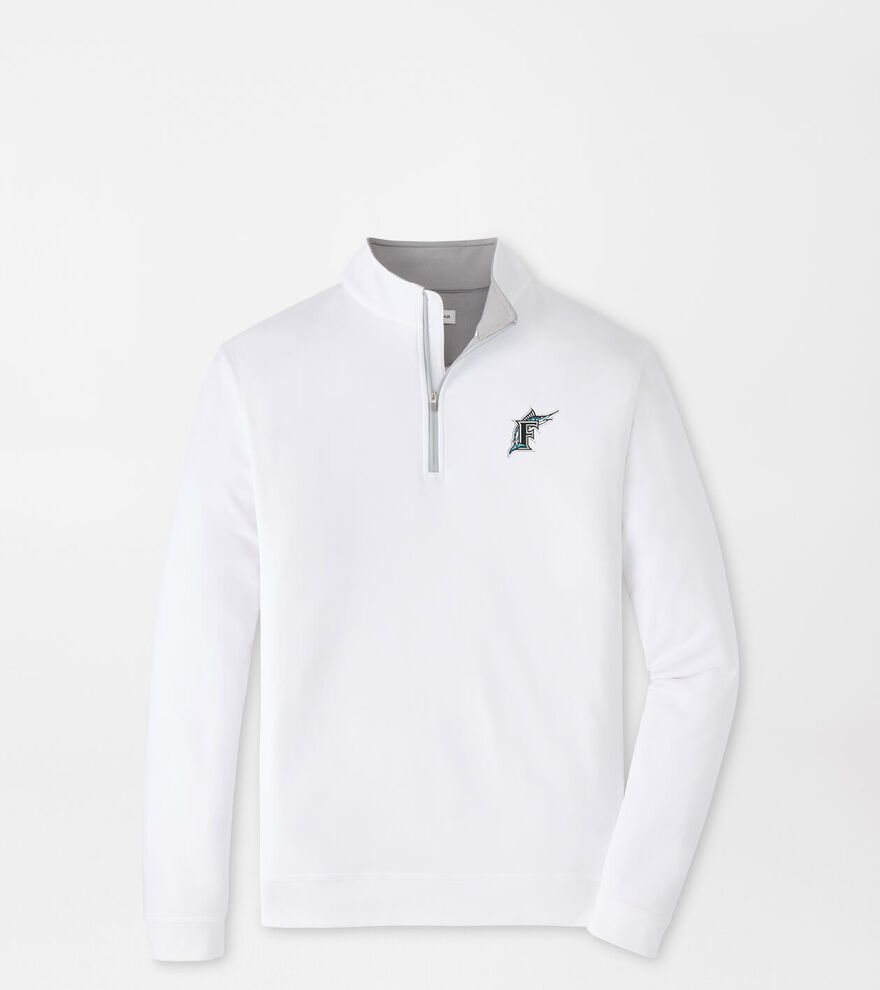 Cooperstown Miami Marlins Perth Performance Quarter-Zip image number 1