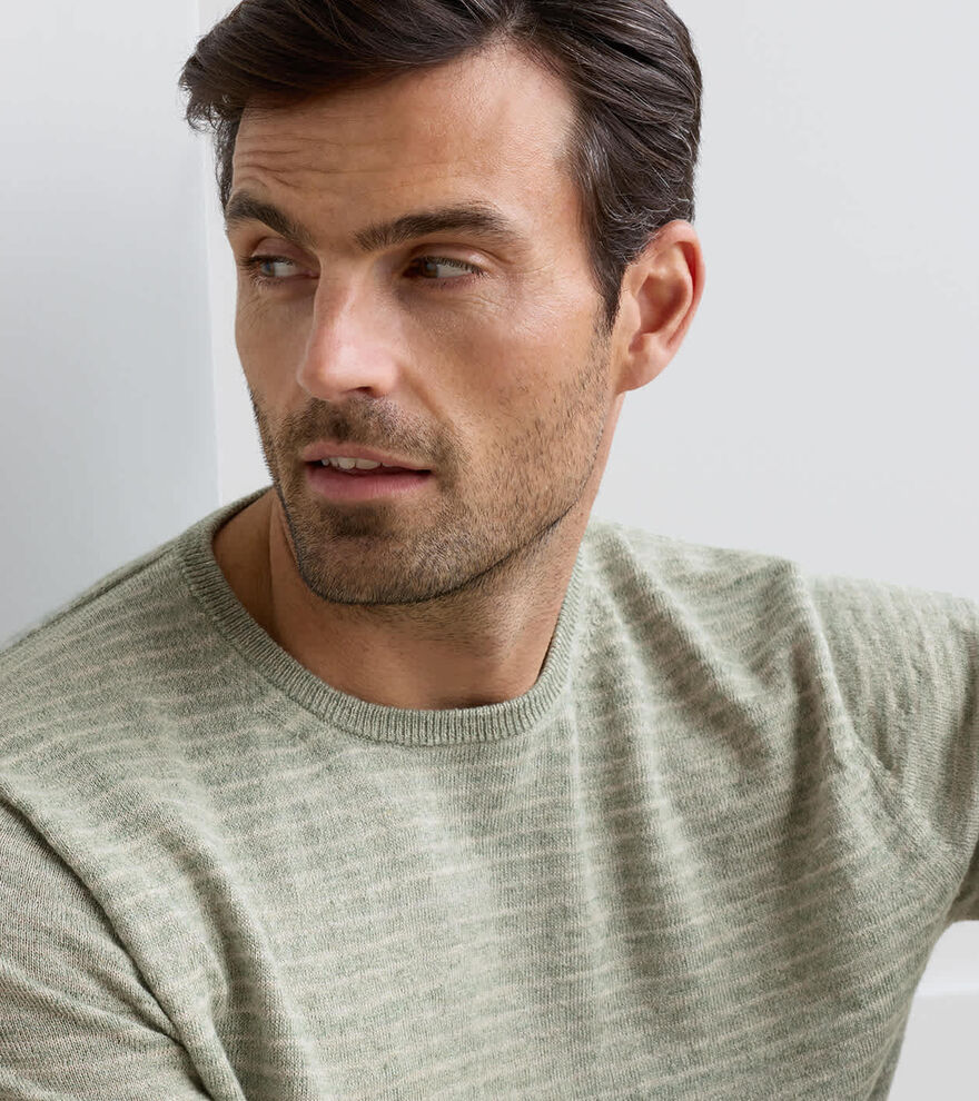 Linus Stripe Crewneck Sweater image number 4