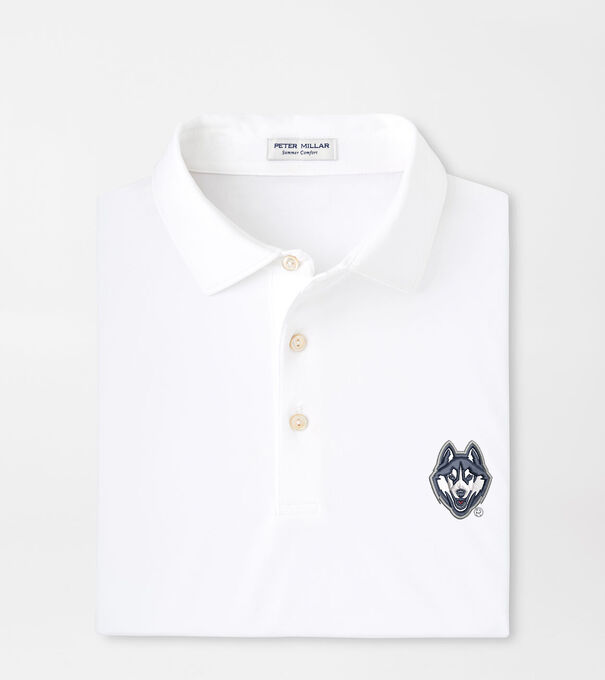 UConn Solid Performance Jersey Polo