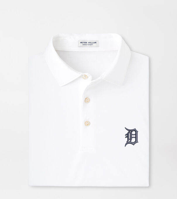 Detroit Tigers Solid Performance Jersey Polo