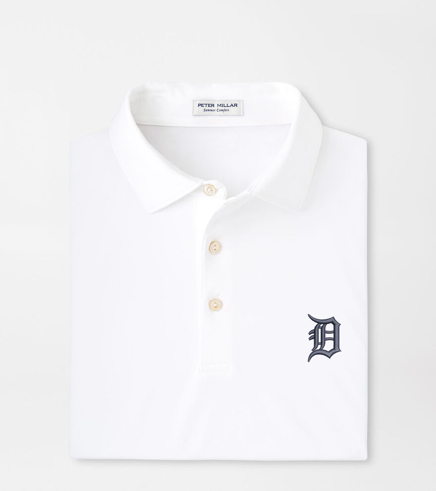 Detroit Tigers Solid Performance Jersey Polo image number 1