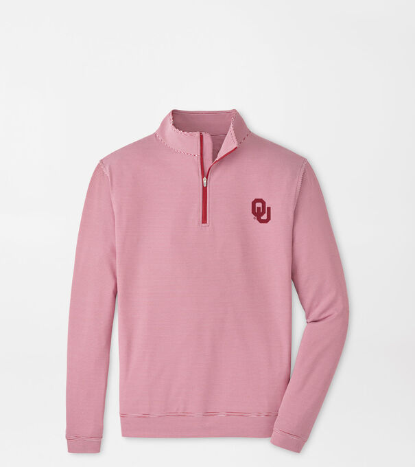 Oklahoma Perth Sugar Stripe Performance Quarter-Zip