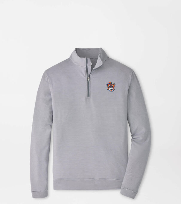 Auburn Vault Perth Sugar Stripe Performance Quarter-Zip