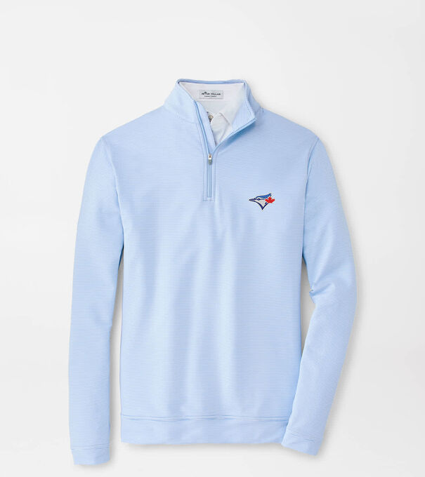 Toronto Blue Jays Perth Sugar Stripe Performance Quarter-Zip