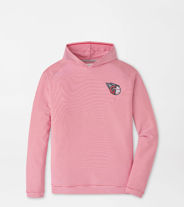 Cleveland Guardians Pine Sugar Stripe Performance Hoodie