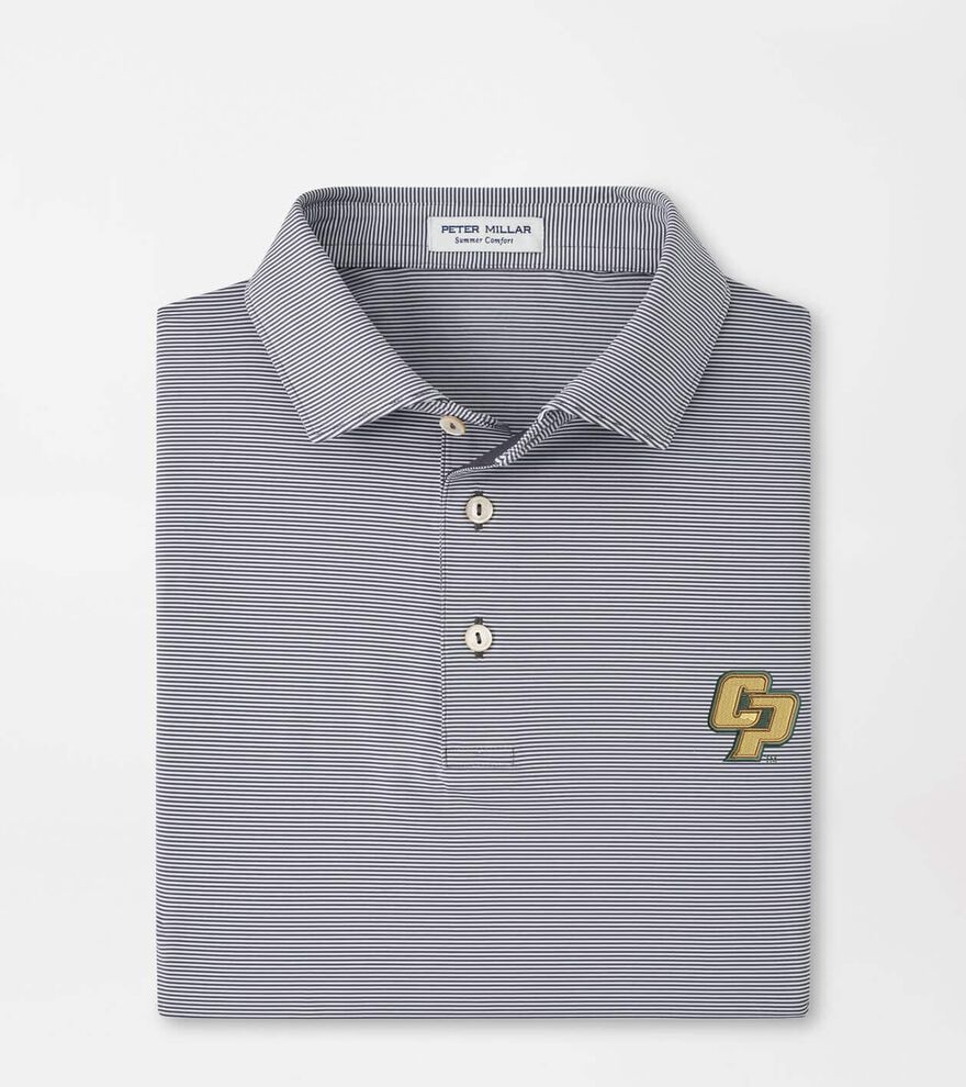 CalPoly Jubilee Stripe Performance Polo
