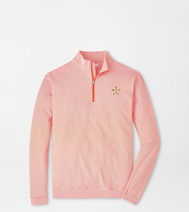 Houston Astros Perth Sugar Stripe Performance Quarter-Zip