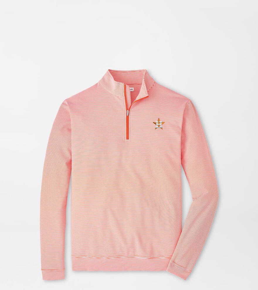 Houston Astros Perth Sugar Stripe Performance Quarter-Zip image number 1
