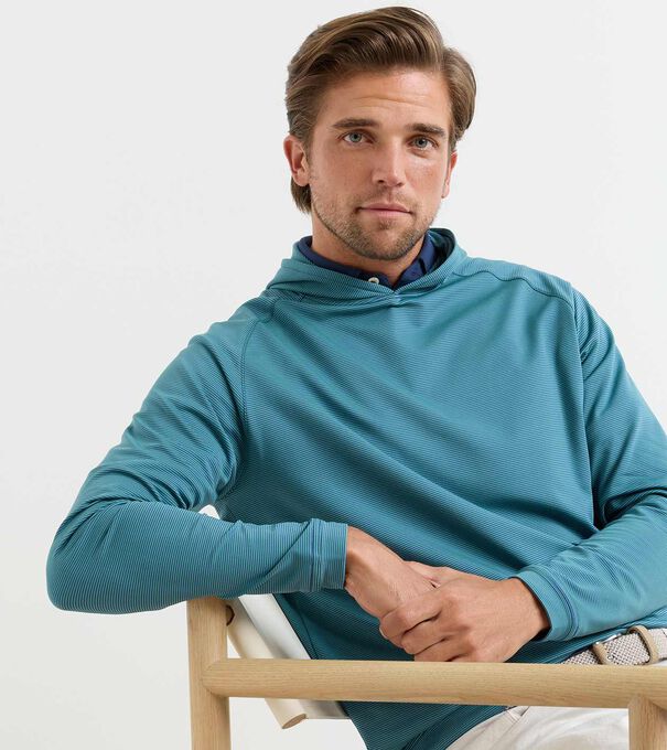 Pine Sugar Stripe Performance Hoodie - Alternate Image 1