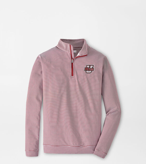 UMass Perth Sugar Stripe Performance Quarter-Zip