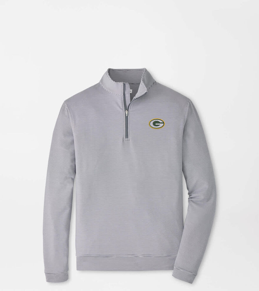Green Bay Packers Perth Sugar Stripe Performance Quarter-Zip image number 1