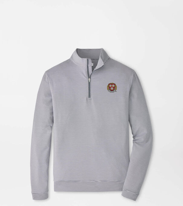Harvard Perth Sugar Stripe Performance Quarter-Zip