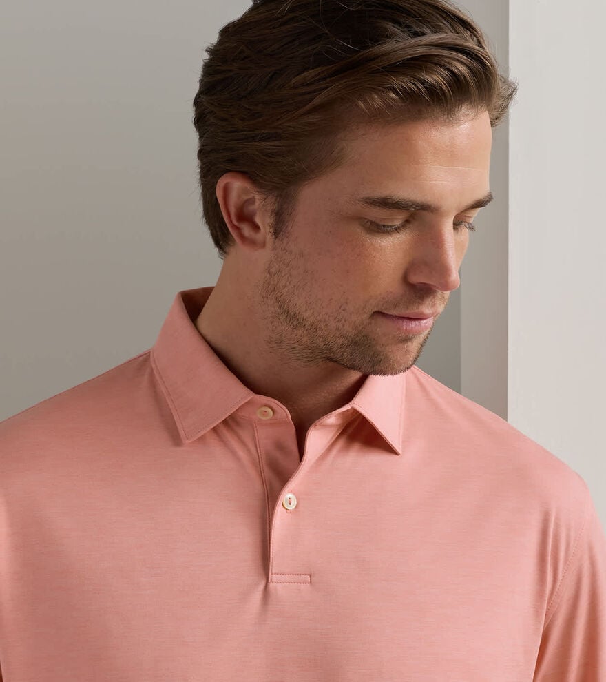 Featherweight M&eacute;lange Performance Polo image number 4