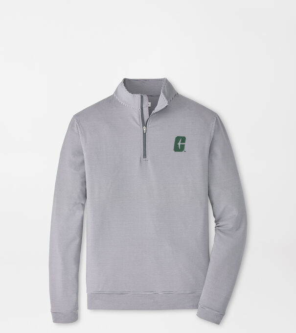 UNC Charlotte Perth Sugar Stripe Performance Quarter-Zip