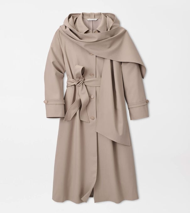 Brigitte Stretch Twill Trench Coat