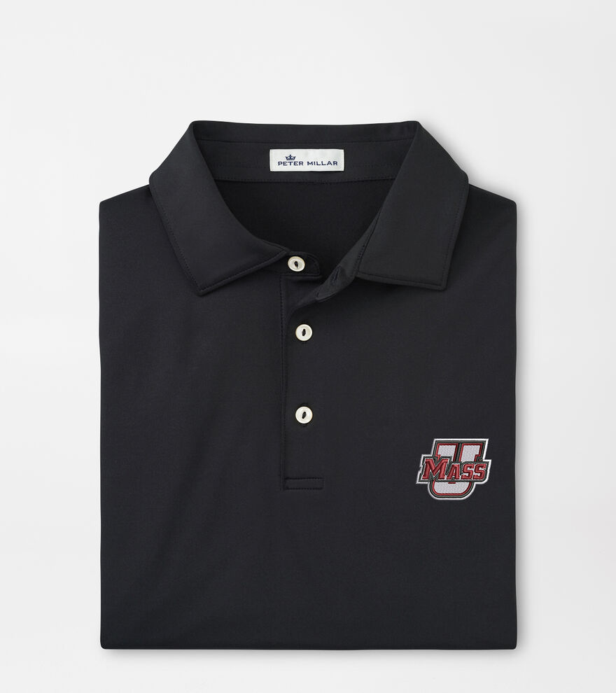 UMass Solid Performance Jersey Polo image number 1