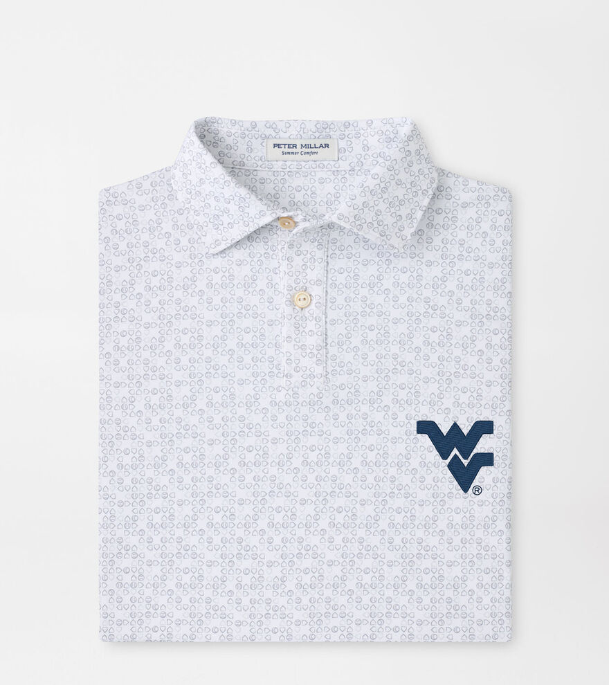 West Virginia Bases Loaded Youth Performance Jersey Polo image number 1