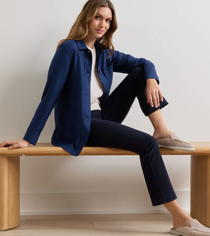 Annemaire Linen-Blend Chore Coat - Alternate Image 4