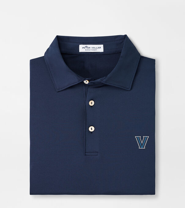 Villanova Solid Performance Jersey Polo