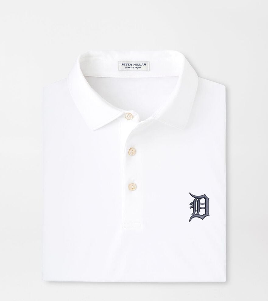 Detroit Tigers Solid Performance Jersey Polo