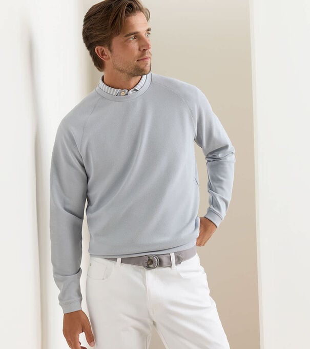 Cradle Piqu&eacute; Performance Crewneck