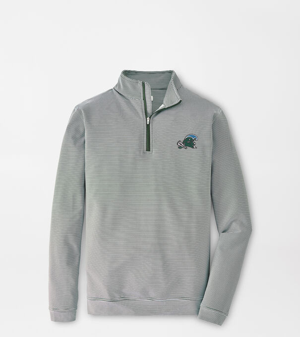 Tulane Green Wave Perth Sugar Stripe Performance Quarter-Zip