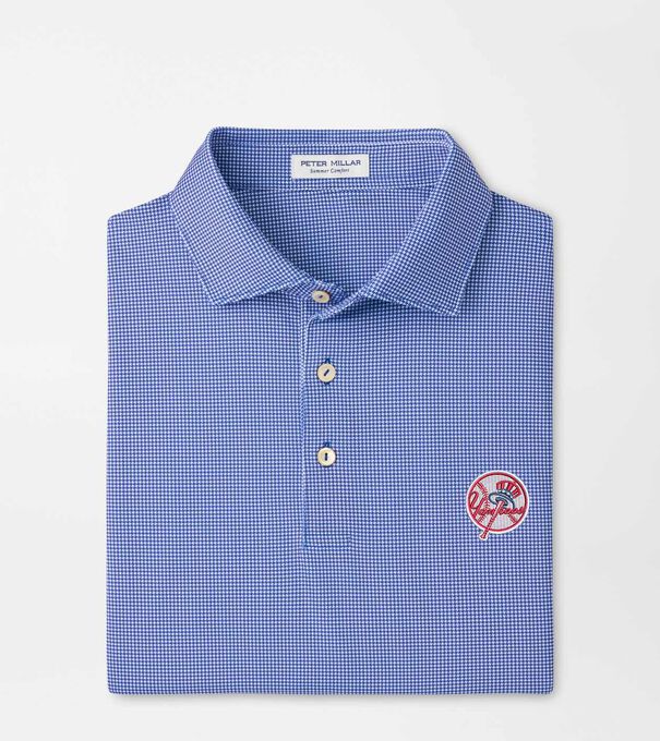 Cooperstown New York Yankees Border Performance Jersey Polo