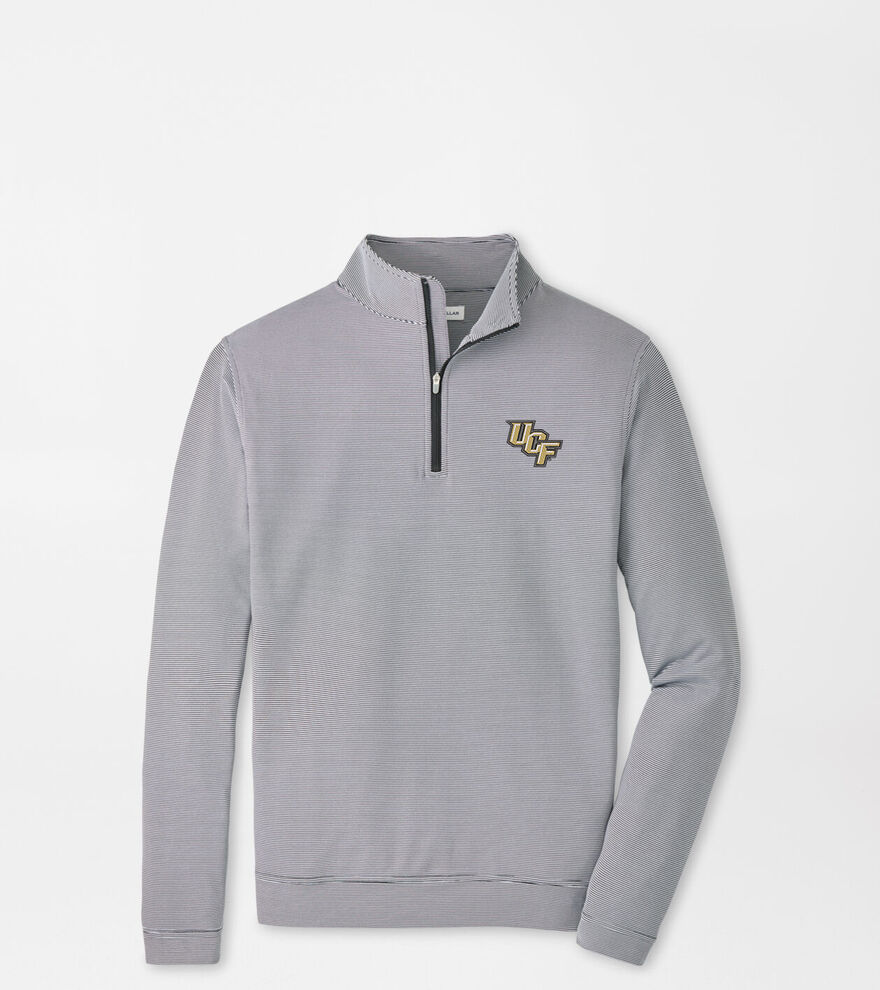 UCF Perth Sugar Stripe Performance Quarter-Zip image number 1