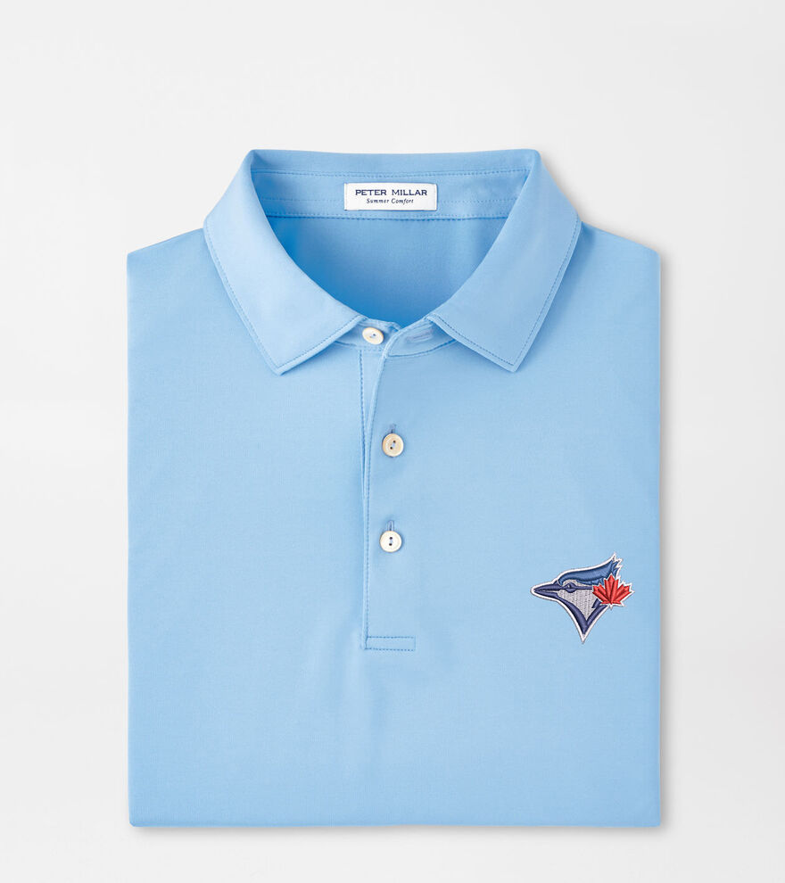 Toronto Blue Jays Solid Performance Jersey Polo image number 1