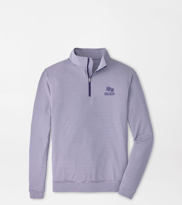 High Point University Perth Sugar Stripe Performance Quarter-Zip