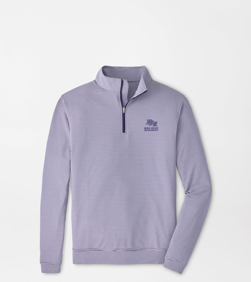 High Point University Perth Sugar Stripe Performance Quarter-Zip image number 1