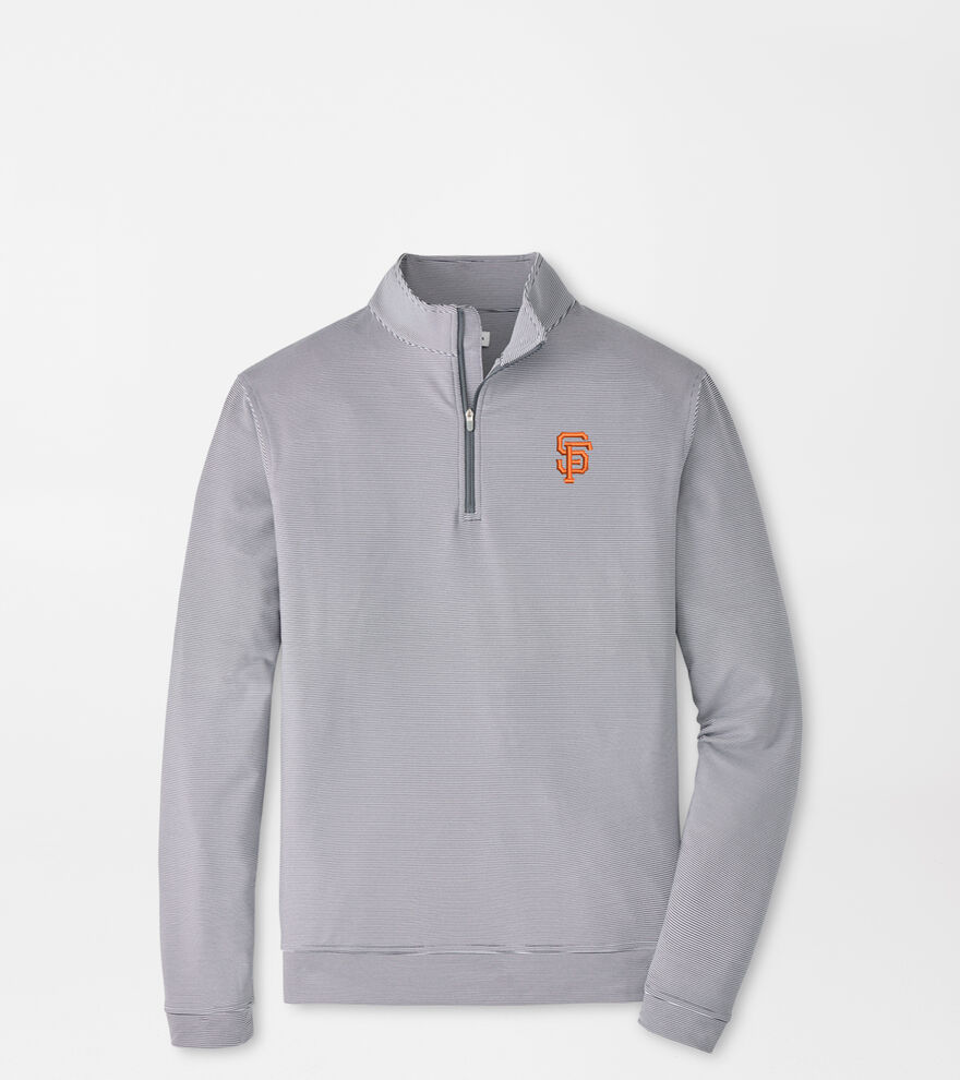 San Francisco Giants Perth Sugar Stripe Performance Quarter-Zip image number 1