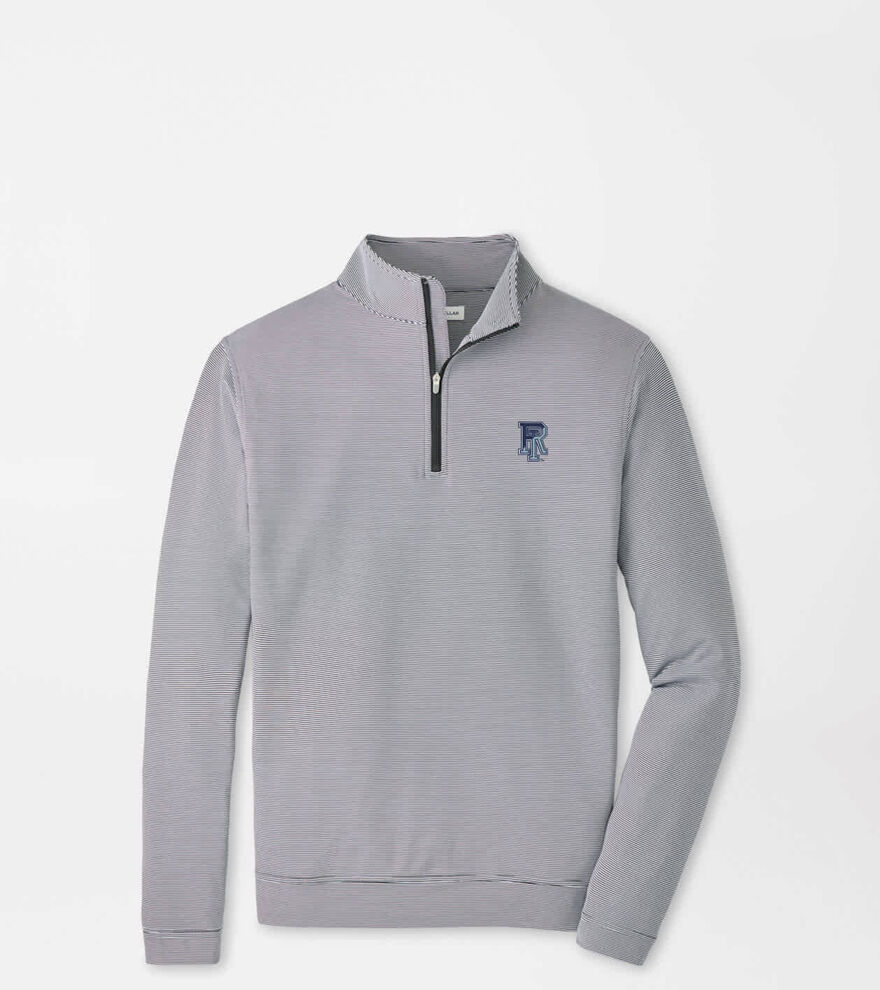 Rhode Island Perth Sugar Stripe Performance Quarter-Zip