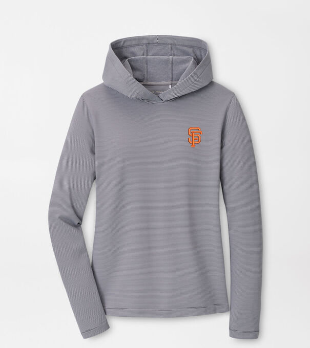 San Francisco Giants Women's Pine Sugar Stripe Performance Hoodie