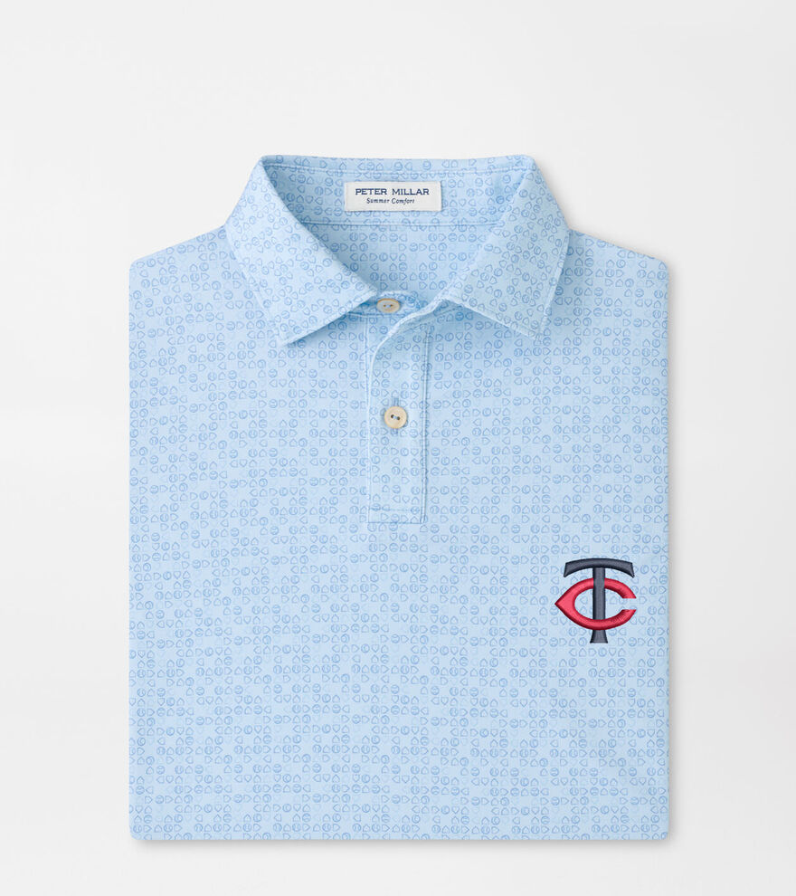 Minnesota Twins Bases Loaded Youth Performance Jersey Polo image number 1